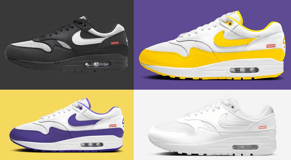 Supreme x Nike Air Max 1 '87 – Expected Spring 2025