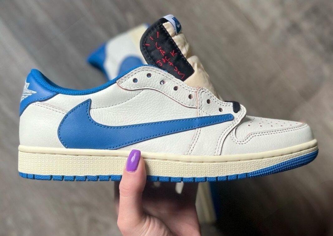 Travis Scott x Fragment x Air Jordan 1 Low OG 'Military Blue' - blog