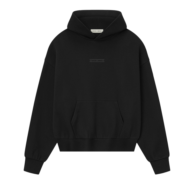Fear of God Essentials Classic Fleece Hoodie Jet Black