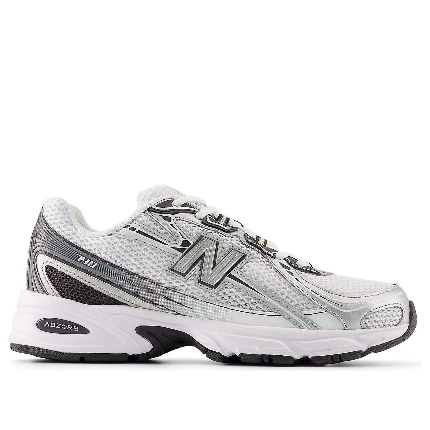 New Balance 740 White Metallic Silver Black