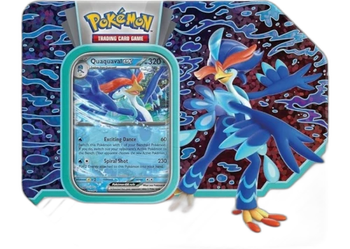 2023 Pokémon Pokémon TCG Paldea Partners Quaquaval EX Tin (English)
