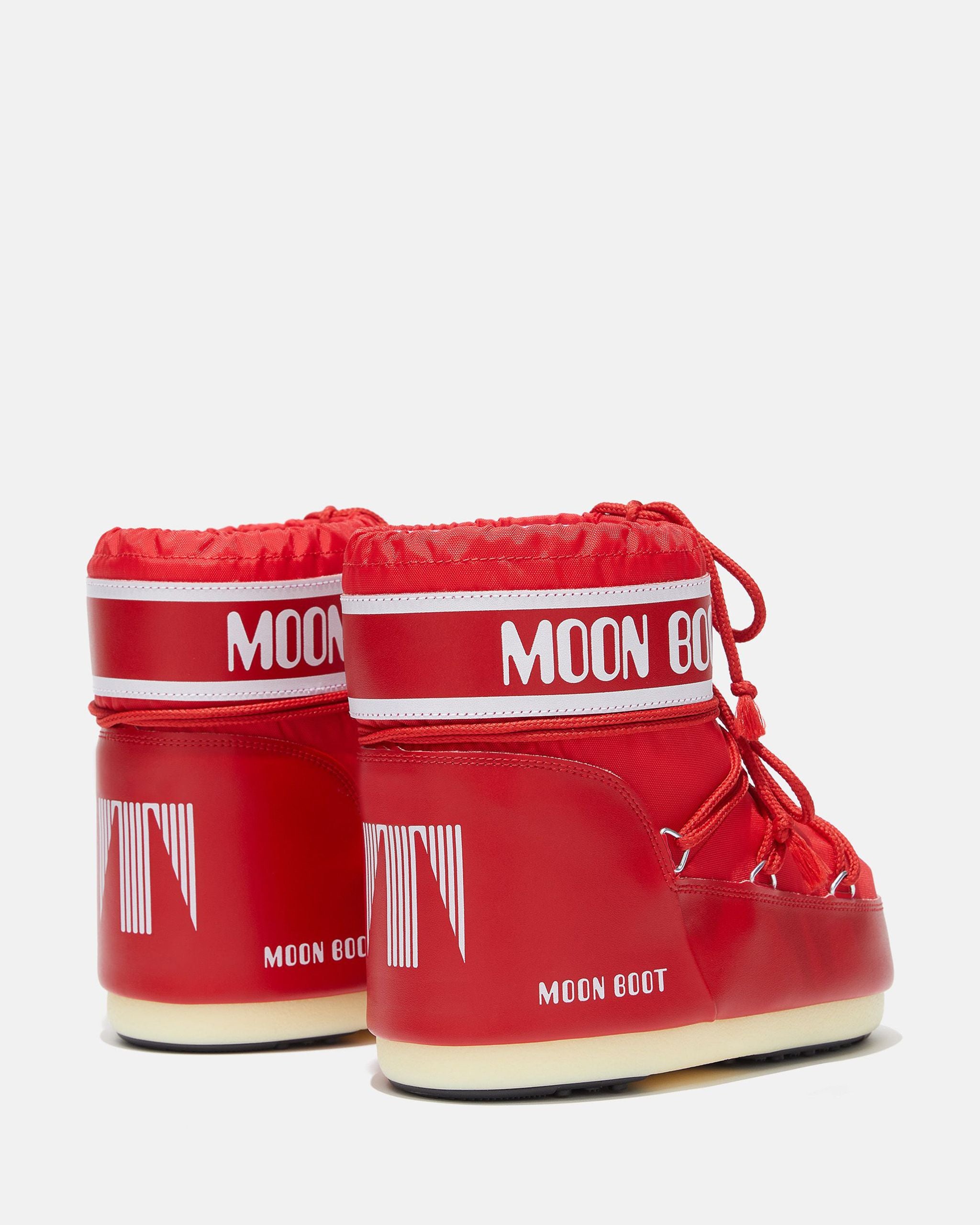 Moon Boot Snowboots Icon Low Red Nylon