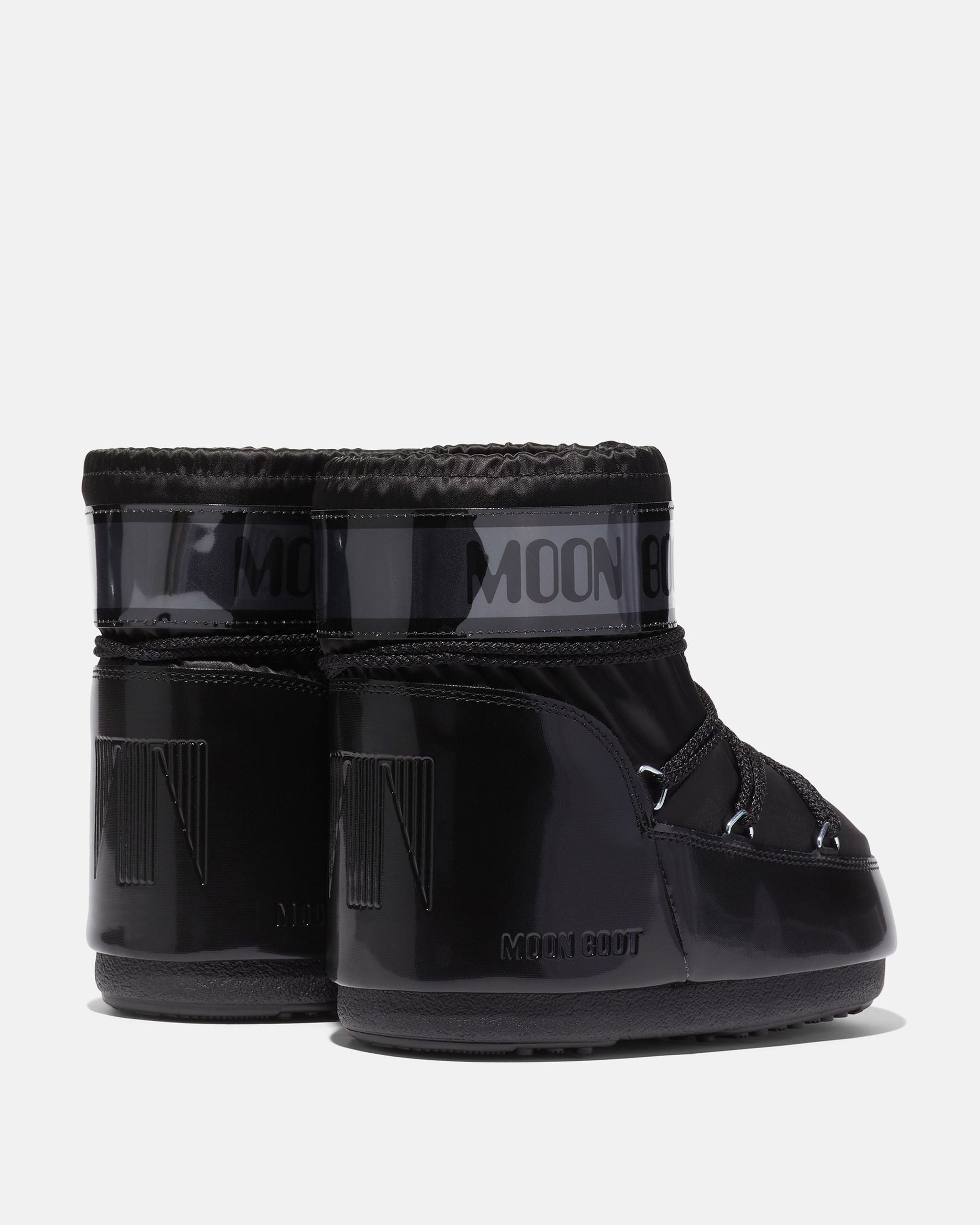 Moon Boot Snowboots Icon Low Black Satin