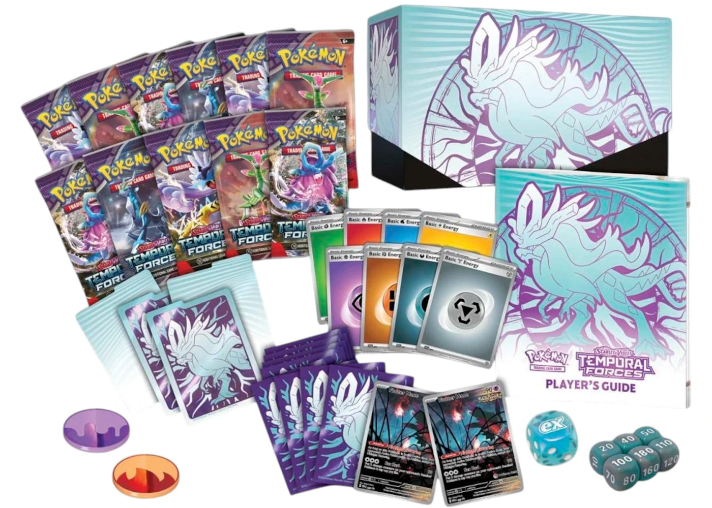 2024 Pokémon Scarlet & Violet Temporal Forces (Walking Wake) Pokemon Center Elite Trainer Box