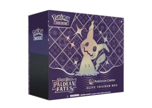2024 Pokémon Scarlet & Violet Paldean Fates Pokemon Center Elite Trainer Box