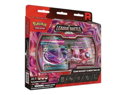 2025 Pokémon Team Rocket Mewtwo ex League Battle Deck Box
