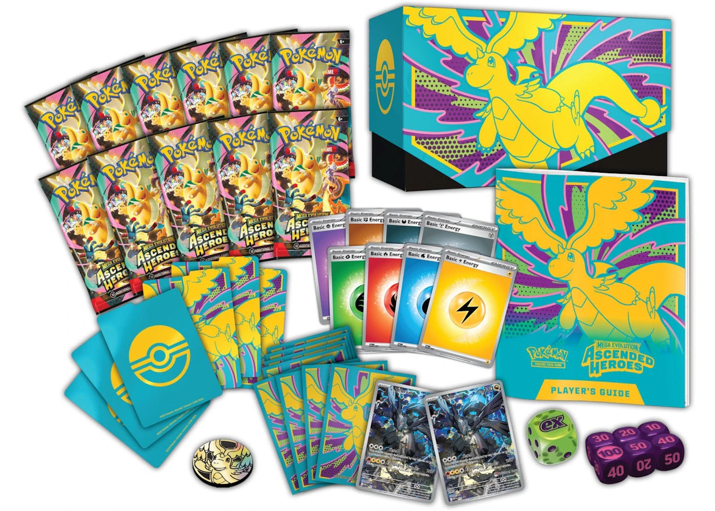 2026 Pokémon Mega Evolution Ascended Heroes Pokemon Center Elite Trainer Box