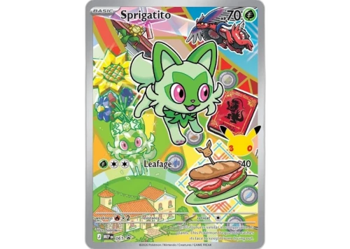 2026 Pokémon Mega Evolution First Partner Illustration Collection Series 3 Sprigatito Ungraded