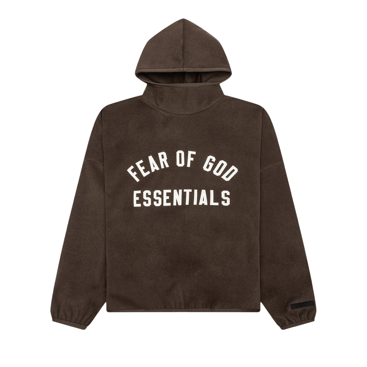 Fear of God Essentials Brushed Hoodie Brown