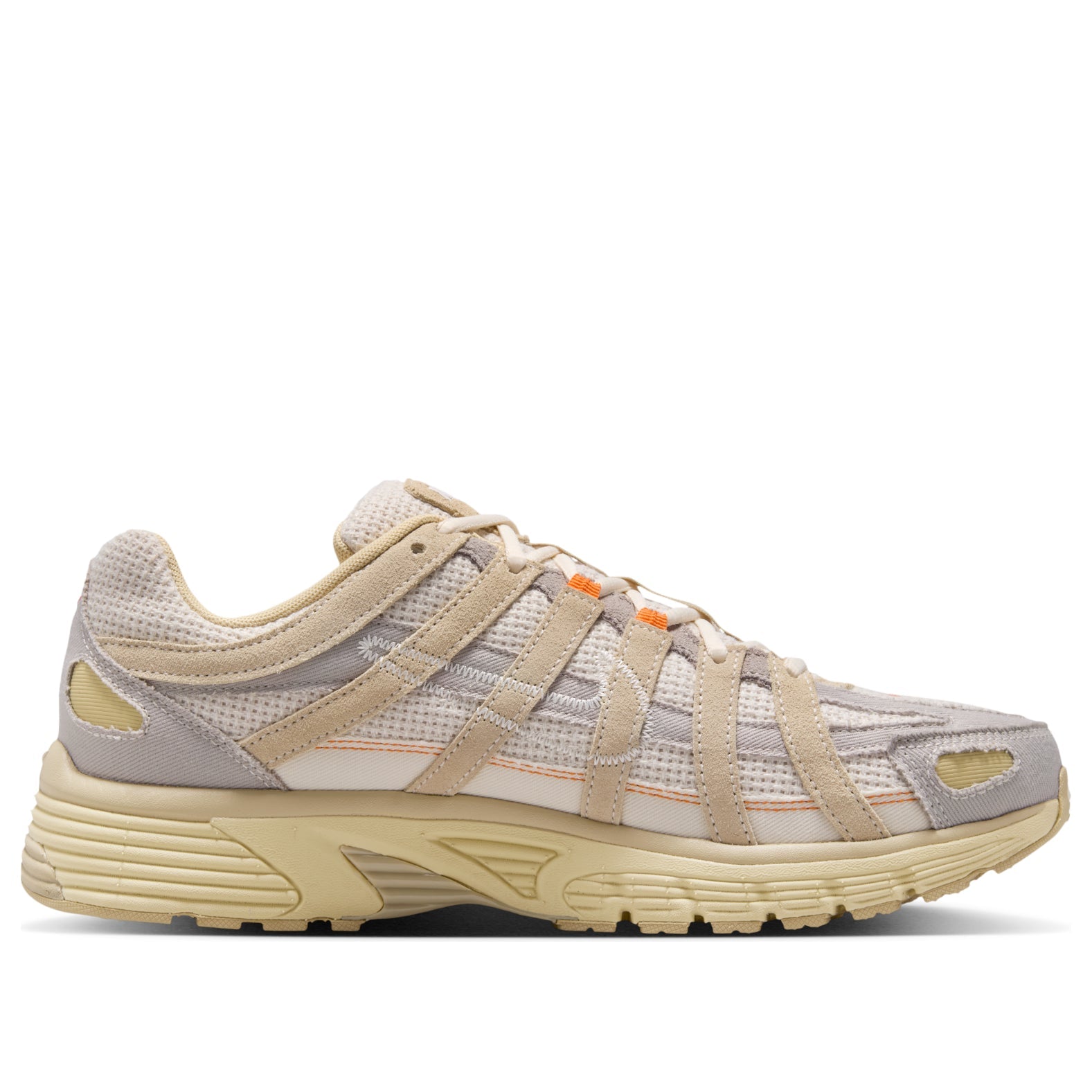 Nike P-6000 College Grey Khaki Safety Orange