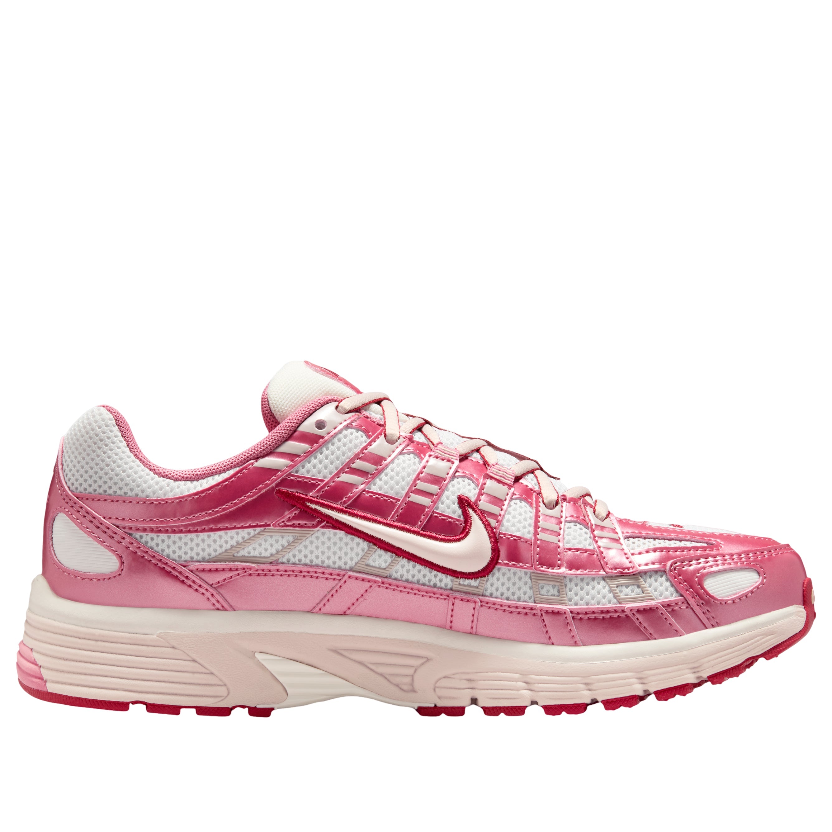 Nike P-6000 White Silt Red Peony