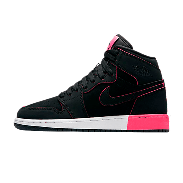Jordan 1 Retro High Black Hyper Pink White (GS)
