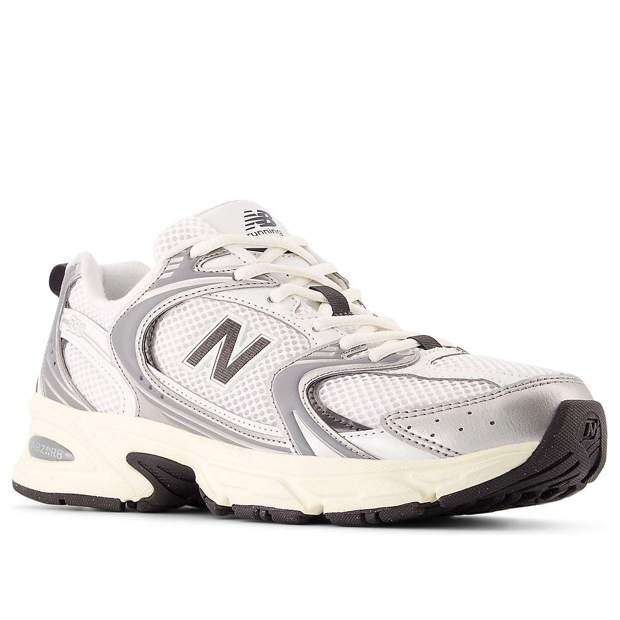 New Balance 530 Silver Metallic Black Cement