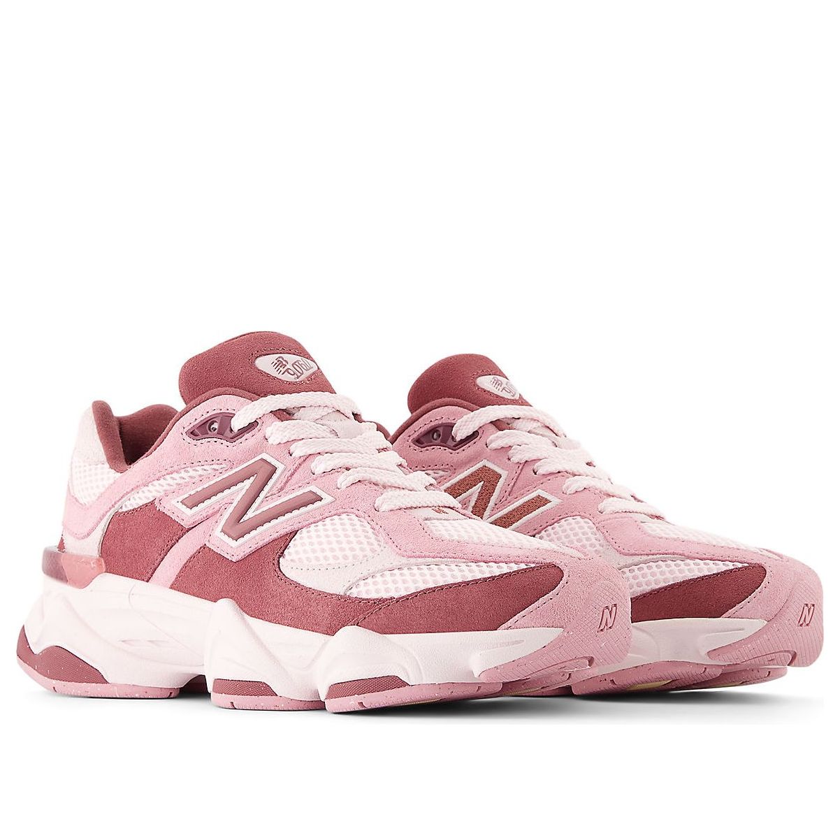 New Balance 9060 Pink Granite Washed Burgundy (GS)