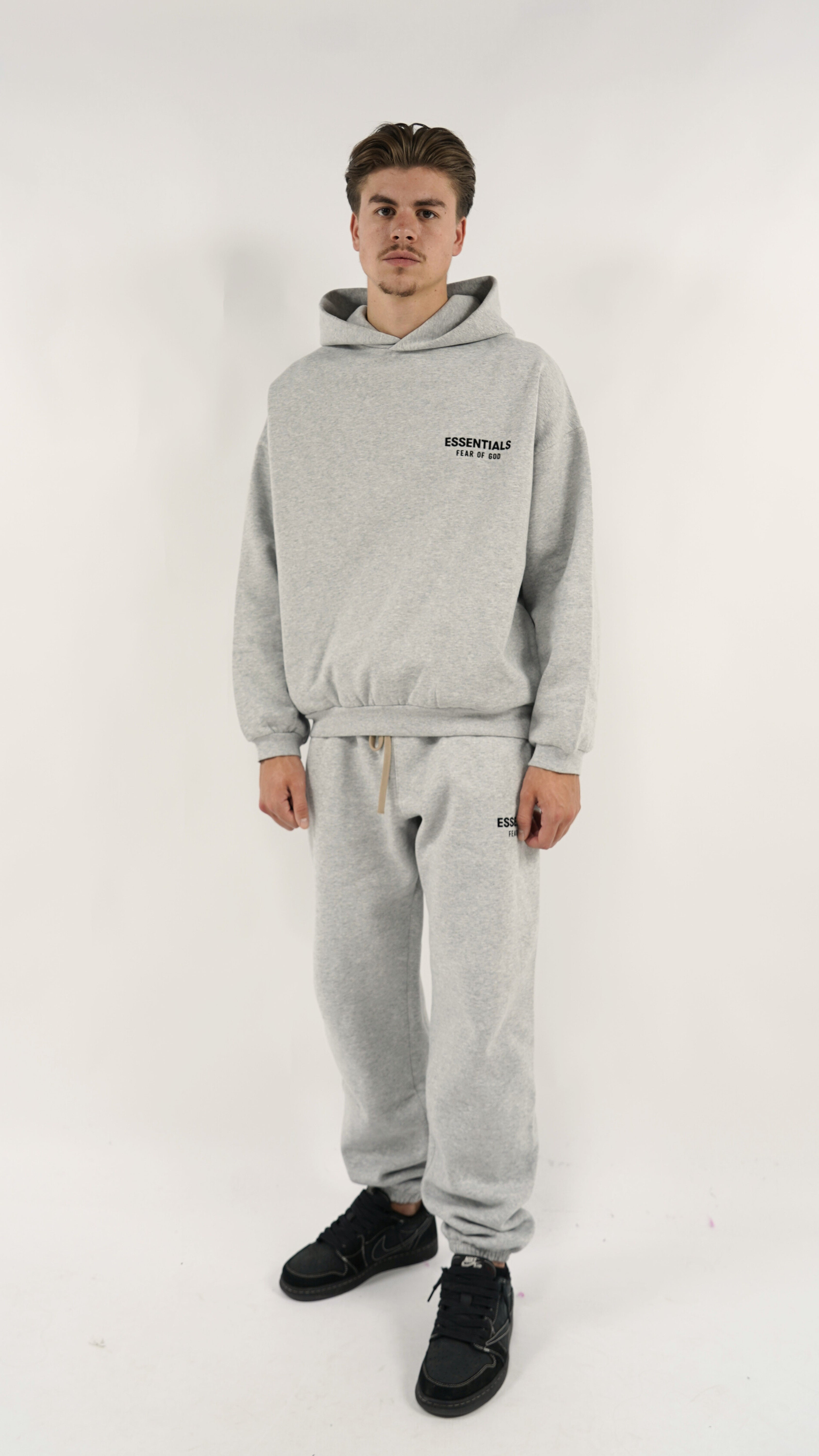 Fear of God Essentials FW24 Light Heather Full set