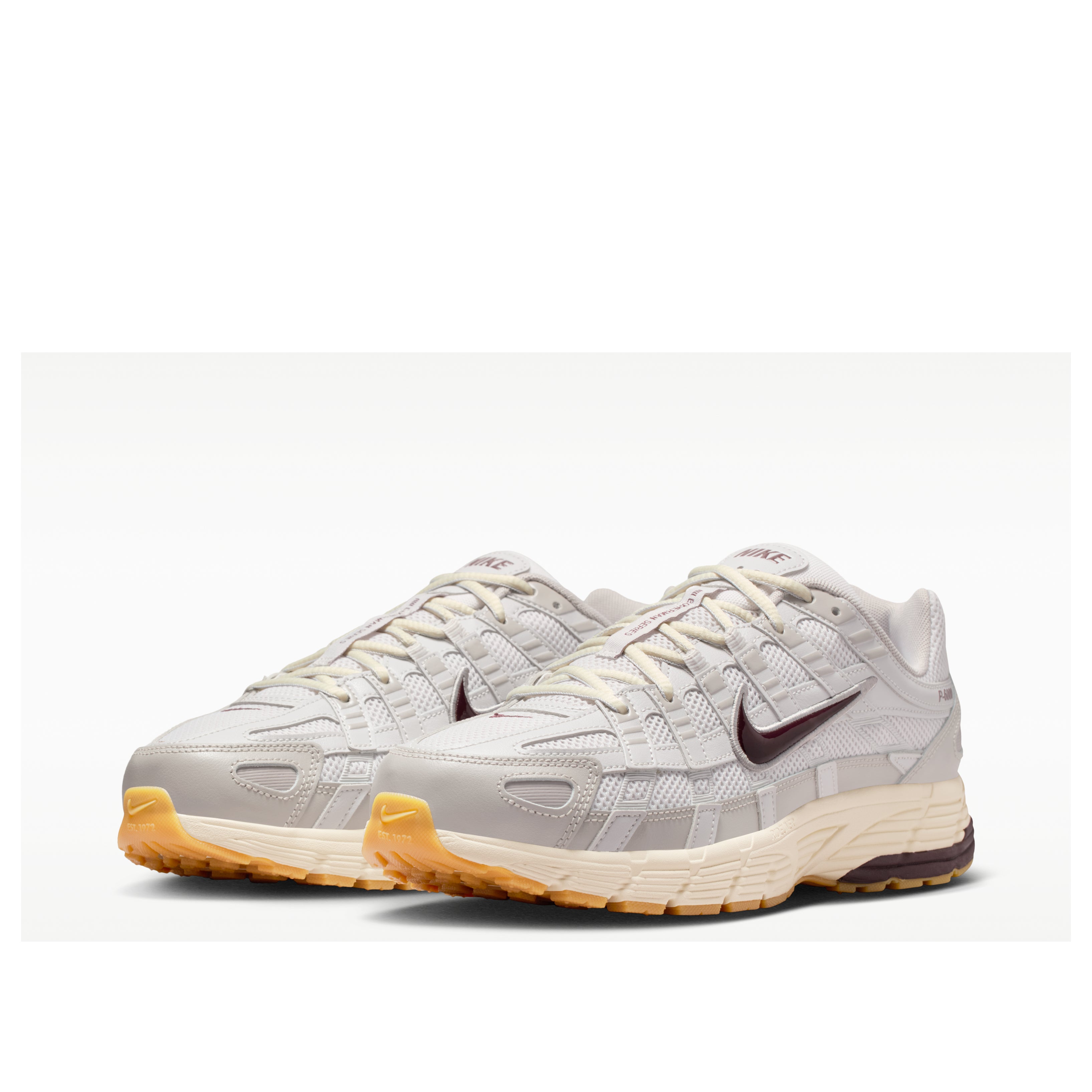 Nike P-6000 College Grey Burgundy Crush