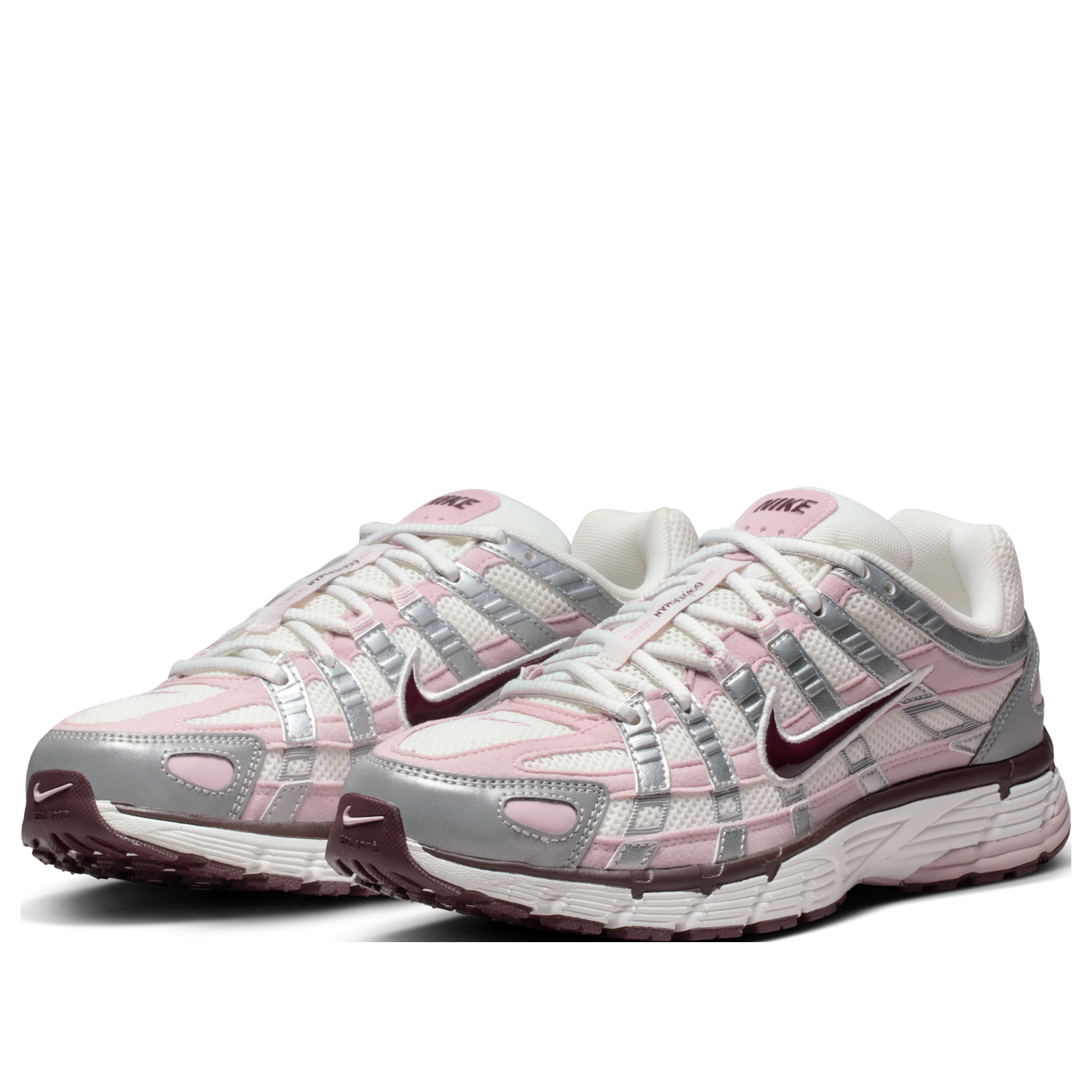 Nike P-6000 Silver Burgundy Plum Chalk