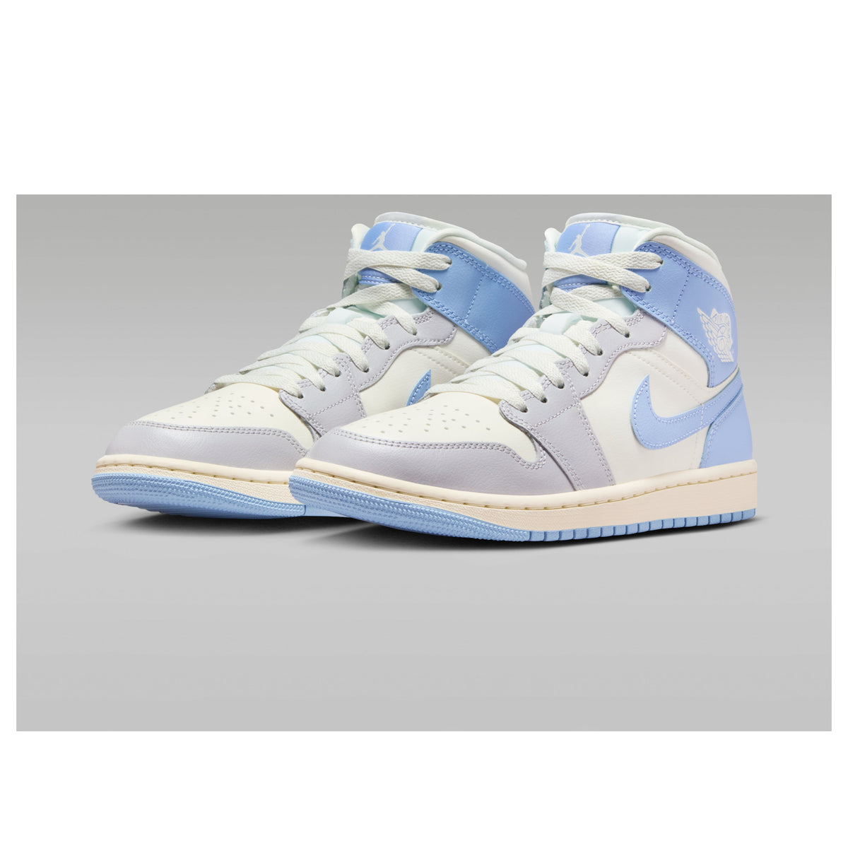 Jordan 1 Mid Psychic Blue Sail Coconut Milk