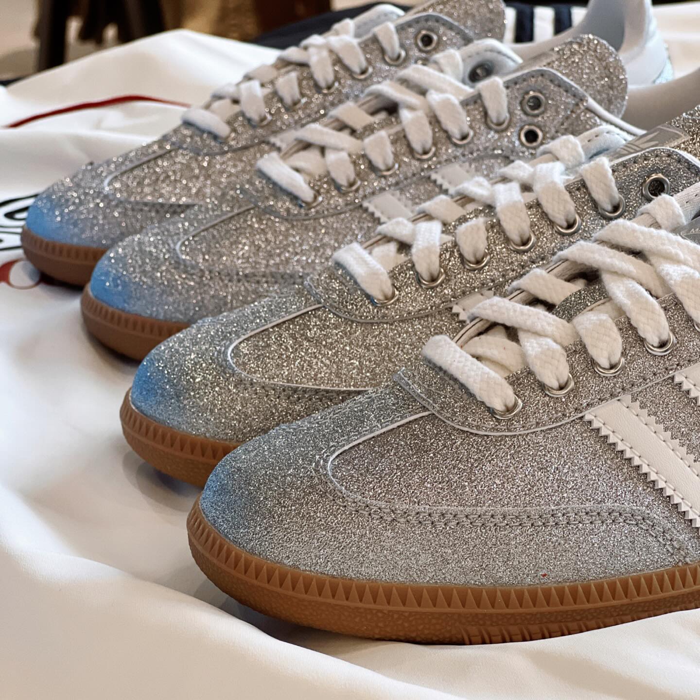 adidas Samba Shine Silver Metallic