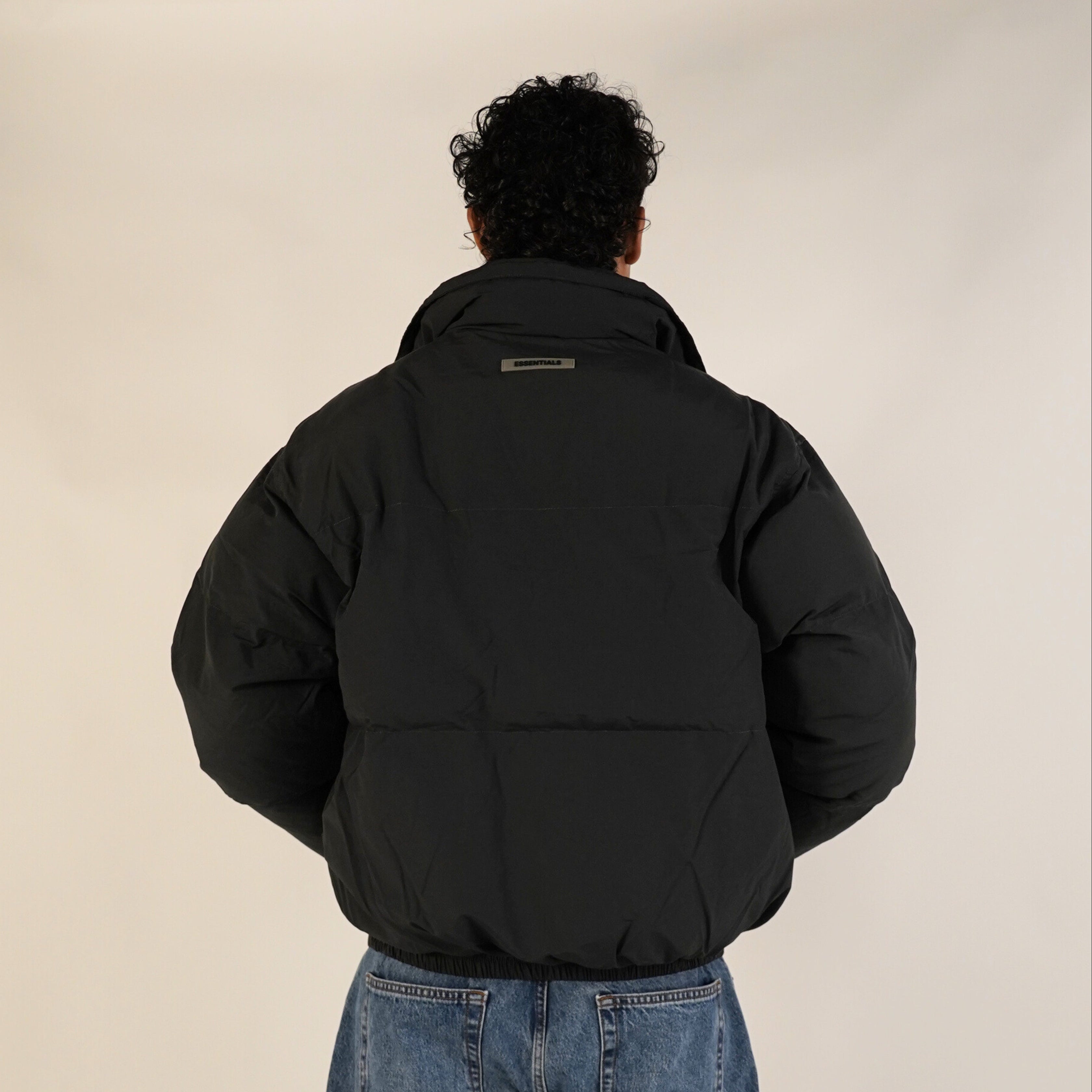 Fear of God Essentials FW19 Puffer Jacket Black