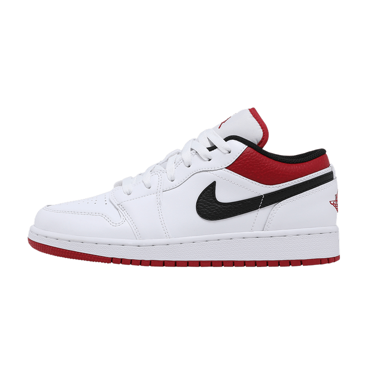 Jordan 1 Low White Gym Red (GS)