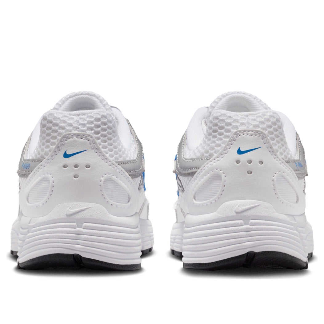 Nike P-6000 White Blue Crystal Metallic Silver (GS)
