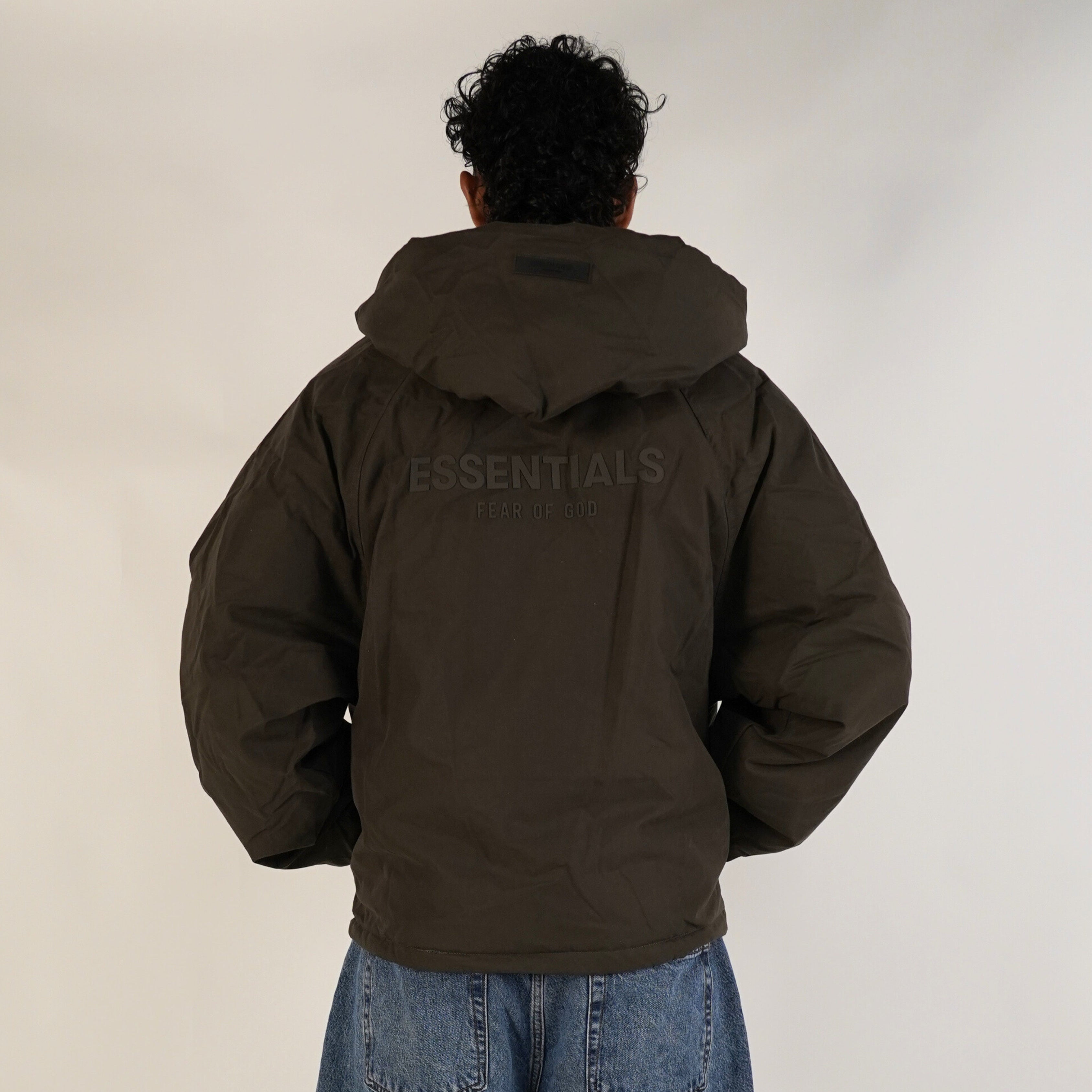 Fear of God Essentials SS23 Full Zip Jacket Off Black