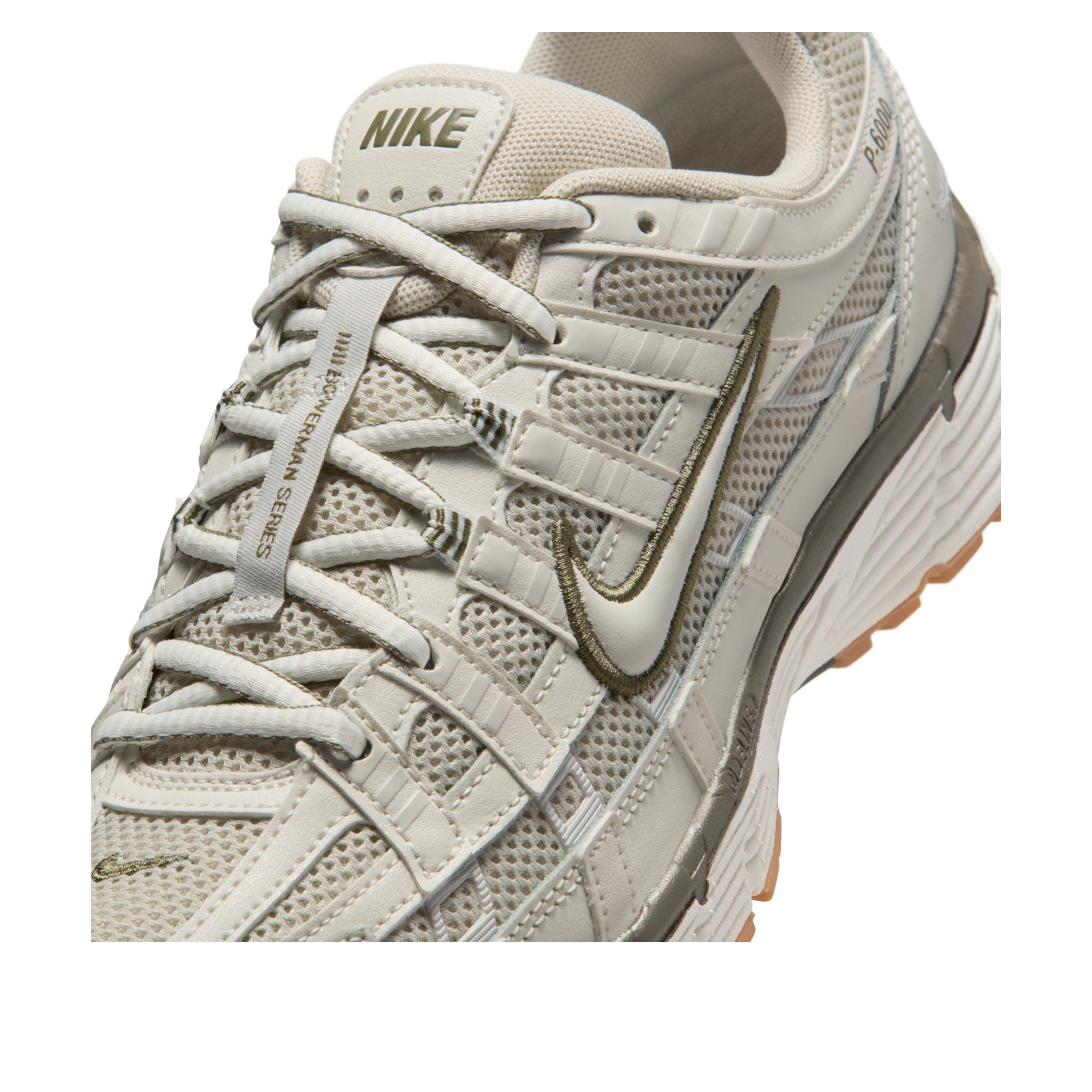 Nike P-6000 Light Bone Medium Olive Gum