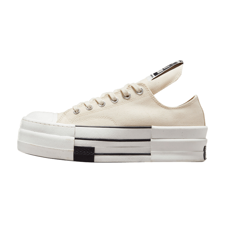 Converse DRKSHDW Chuck Taylor All Star DBL DRKSTAR Ox Rick Owens DRKSTAR Natural Ivory