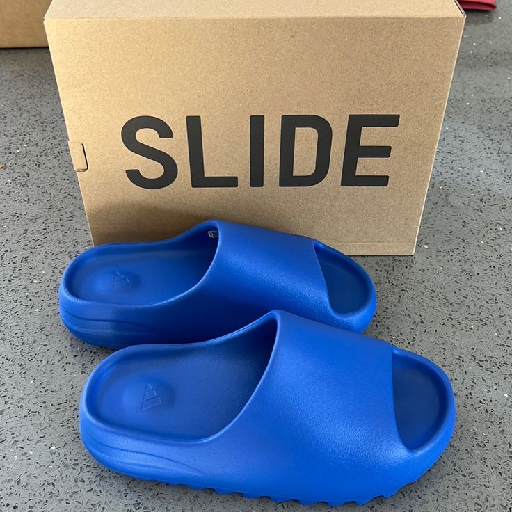 Adidas Yeezy Slide Azure