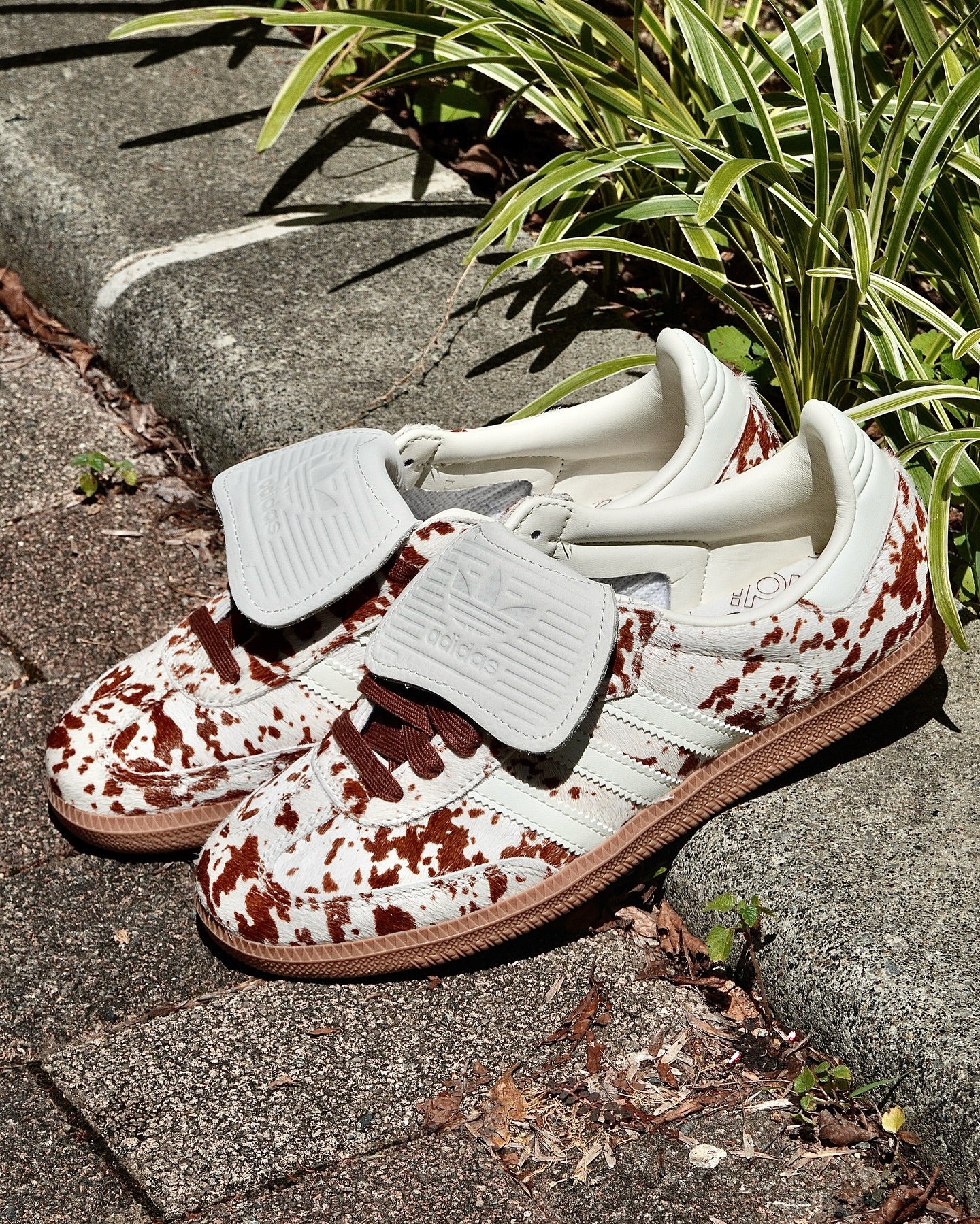 Adidas Samba LT Cow Print Brown White