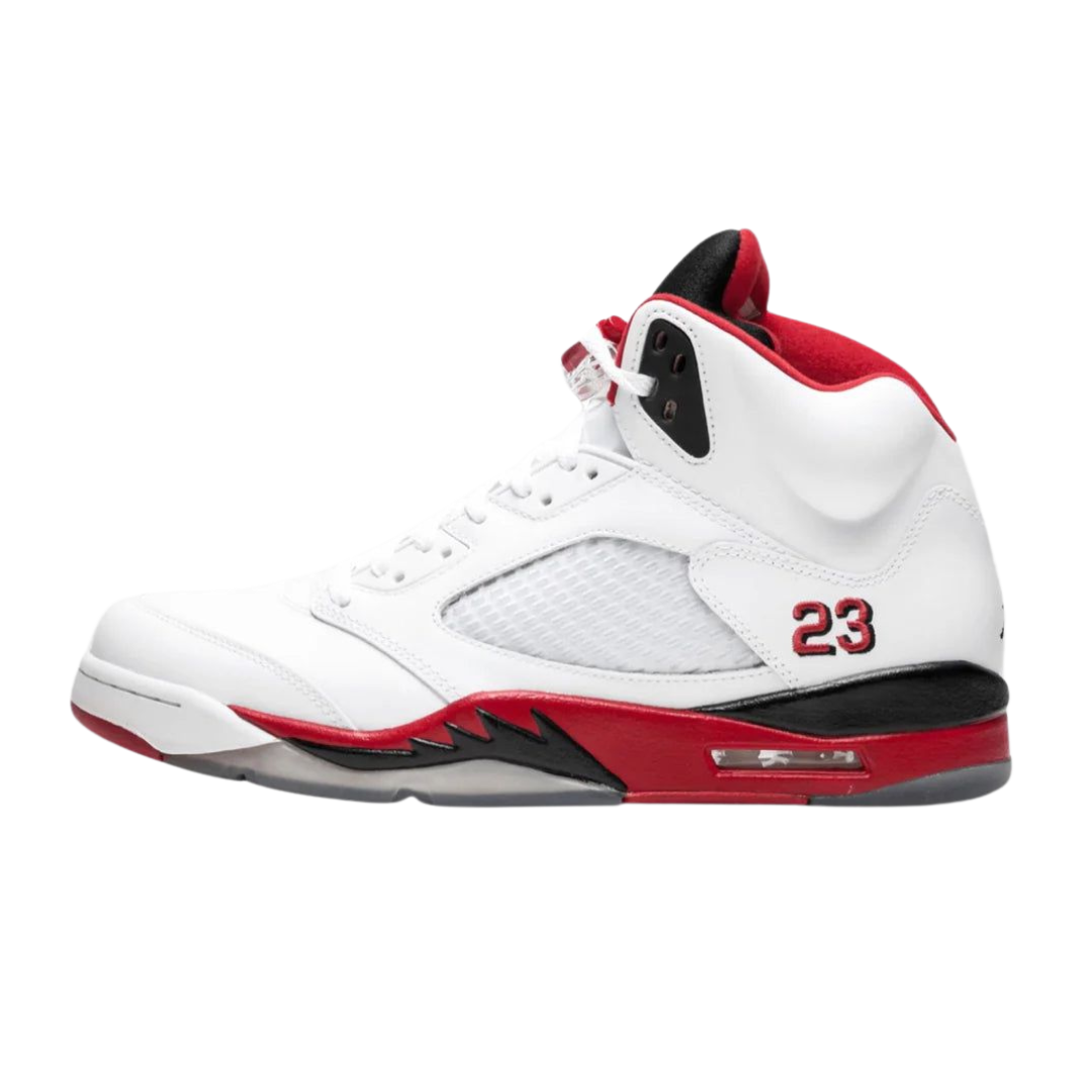 Air Jordan 5 Retro Fire Red Black Tongue (2025)