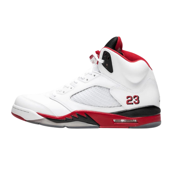 Air Jordan 5 Retro Fire Red Black Tongue (2025)