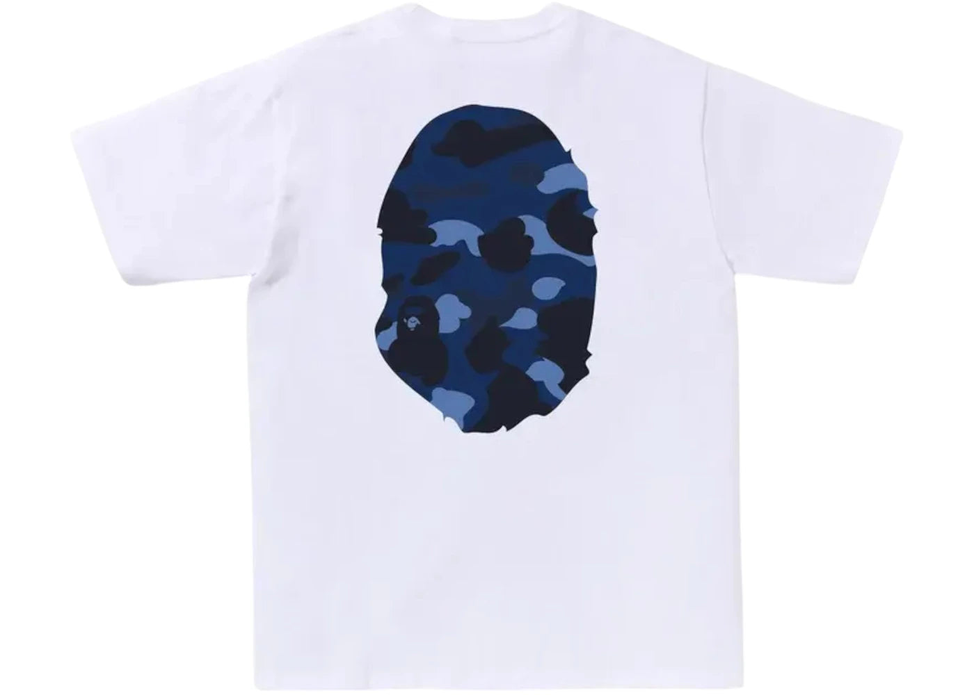 BAPE Color Camo Big Ape Head Tee (FW25) White/Navy