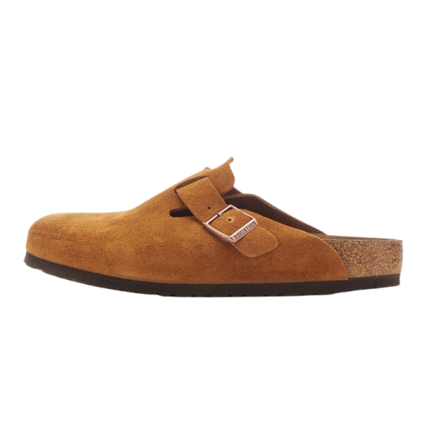 Birkenstock Boston Soft Footbed Suede Mink