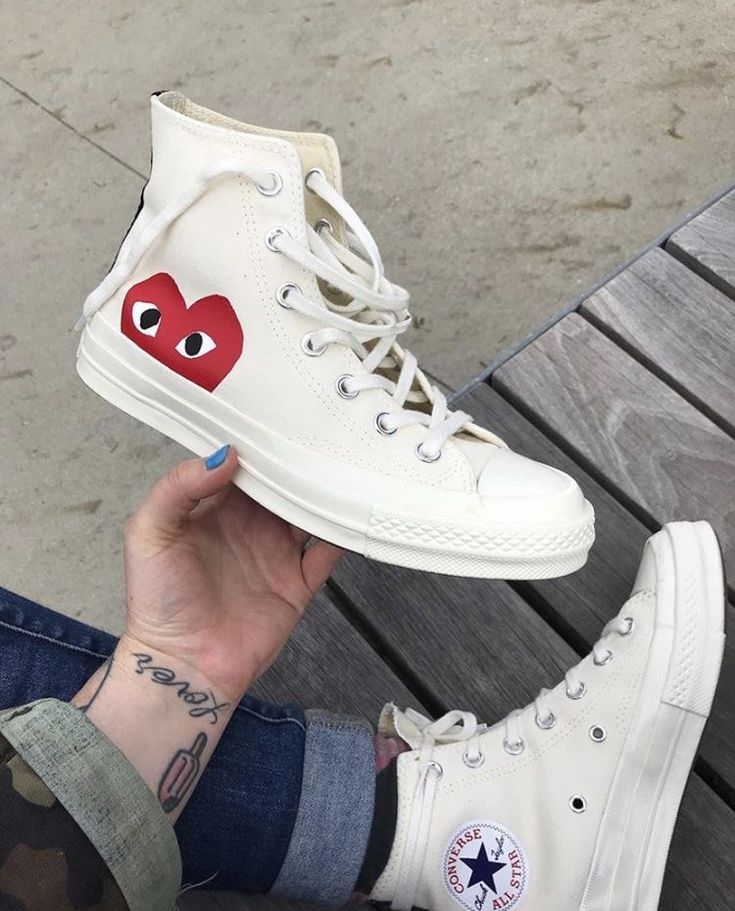 Converse Chuck Taylor All Star 70 Hi Comme des Garcons PLAY White