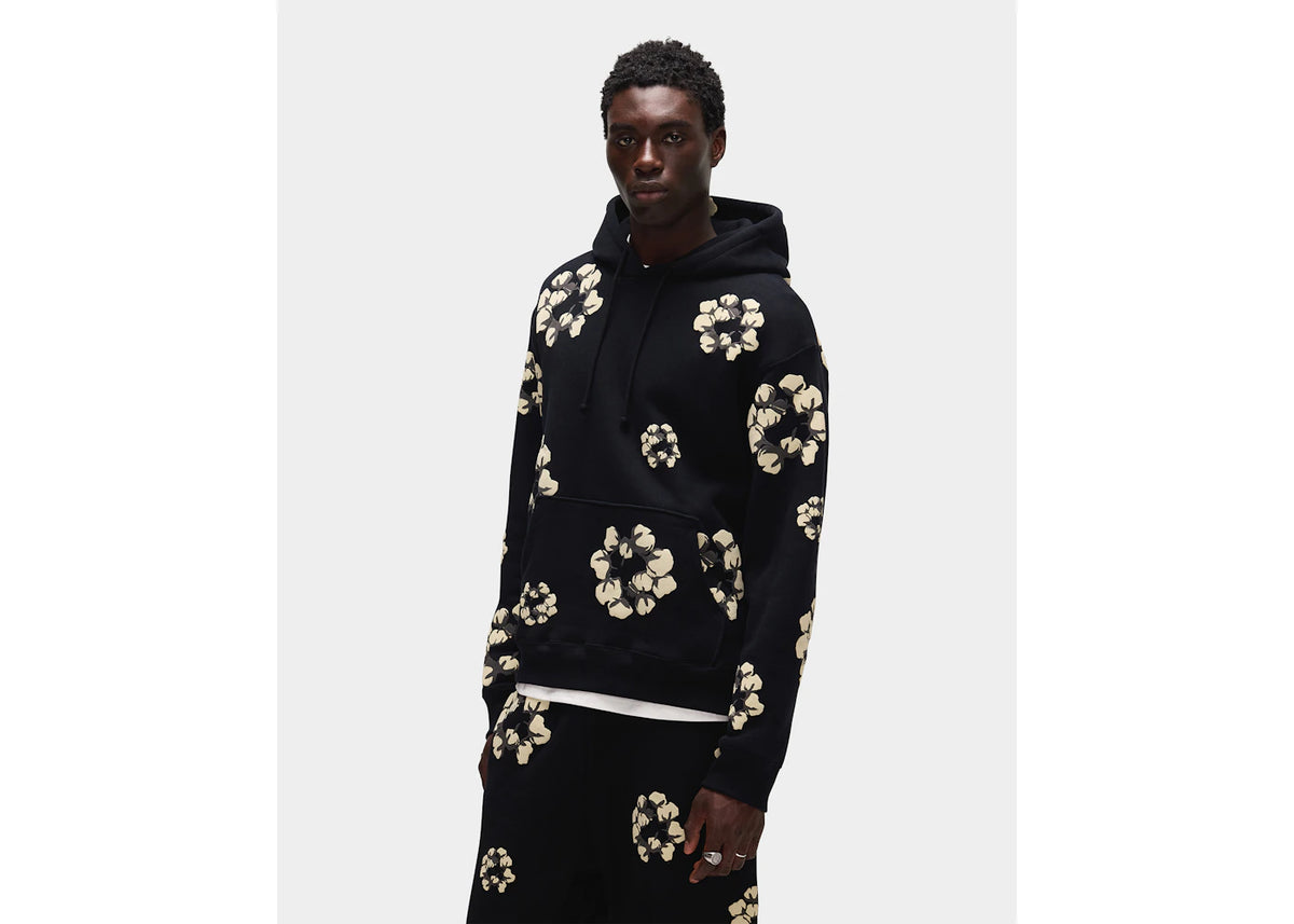 Denim Tears x CPFM Cactus Tears Wreath Hoodie Black