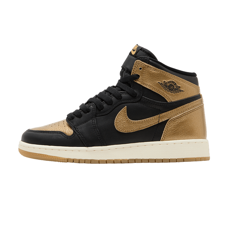 Jordan 1 Retro High OG Black Metallic Gold (GS)