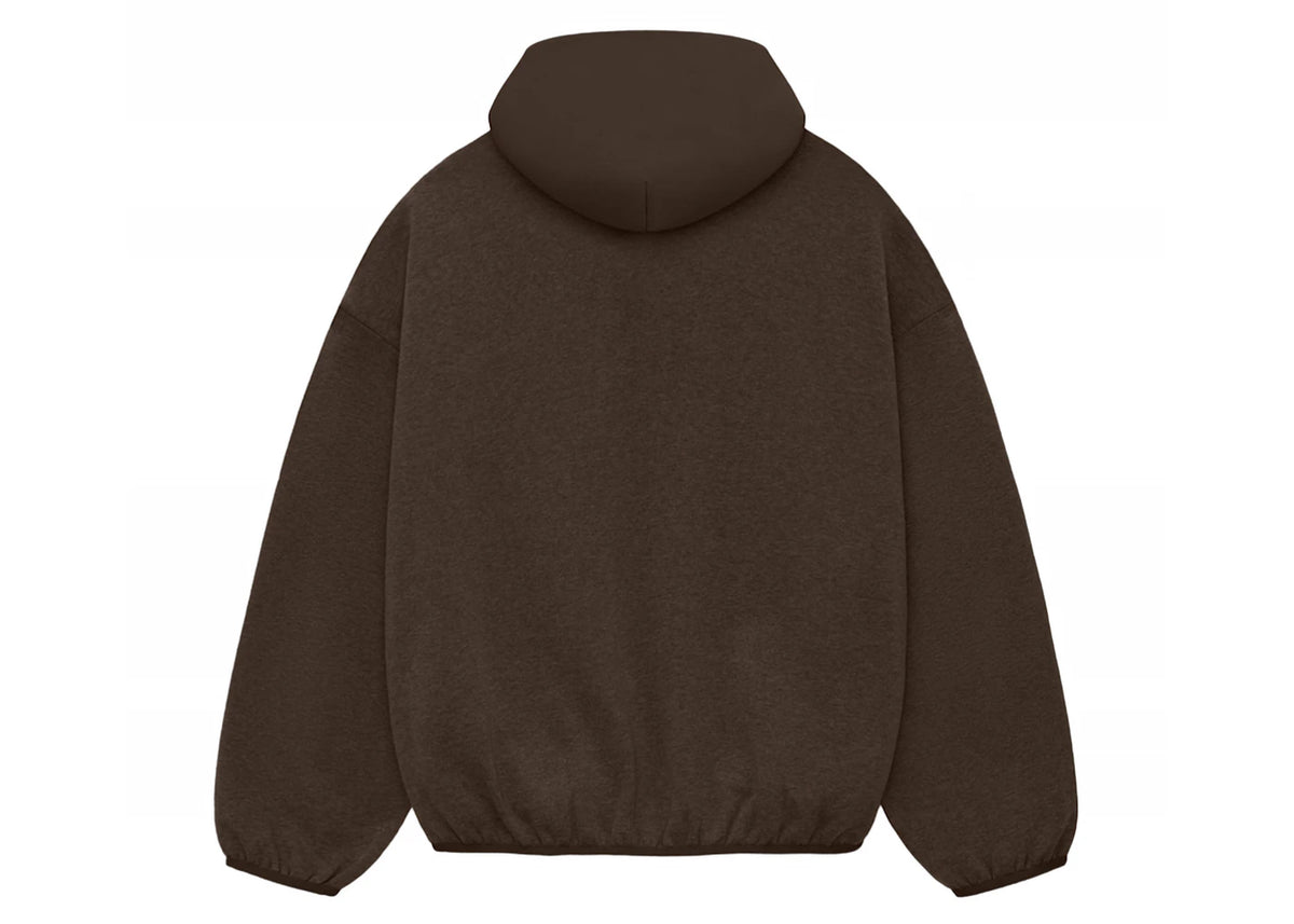 Fear of God Essentials Core Collection Nylon Fleece Hoodie Heather Wood/Wood