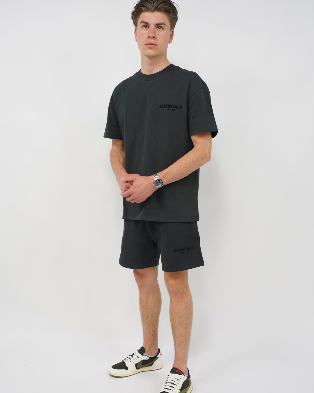 Fear of God Essentials Black Limo Summer set