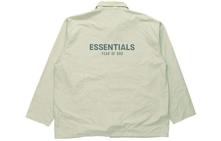 Fear of God Essentials FW20 Coach Jacket Sage