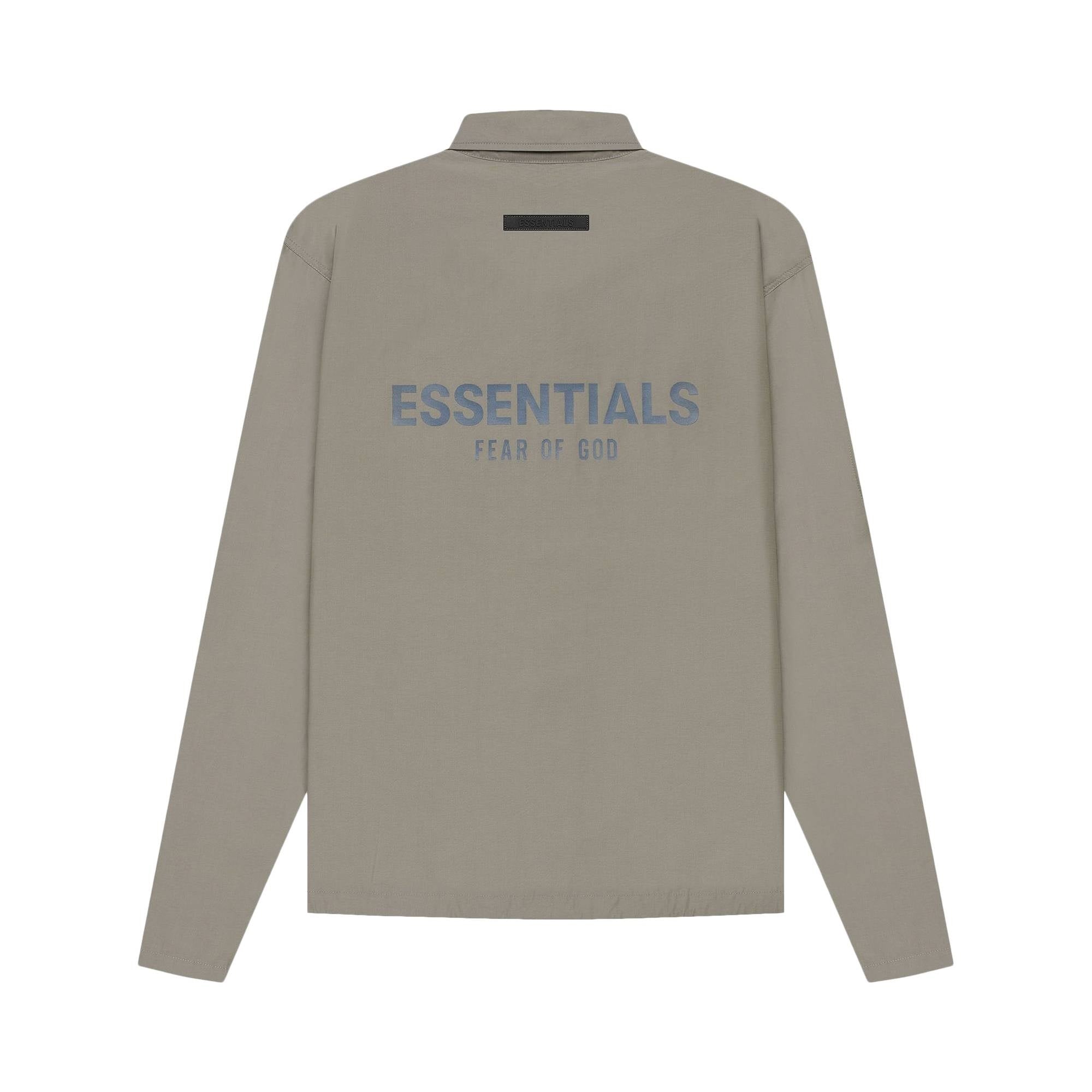 Fear of God Essentials FW20 Coach Jacket Taupe
