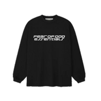 Fear of God Essentials 90s Longsleeve Vintage Black