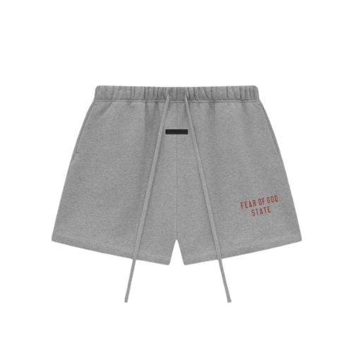 Fear of God Essentials Dark Heather Korte Broek