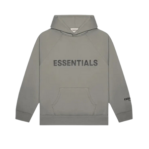 Fear of God Essentials FW20 Hoodie Applique Cement