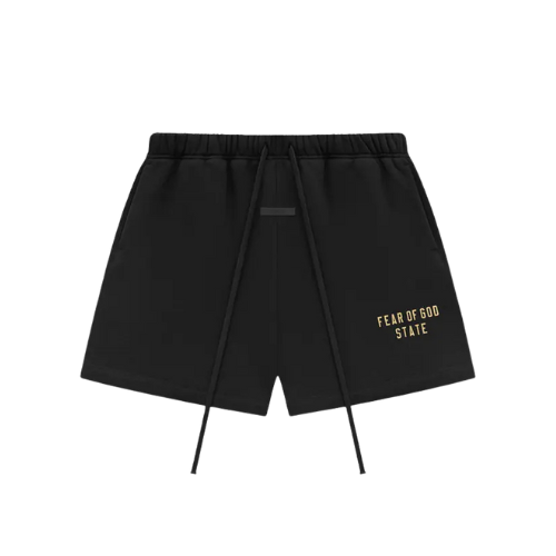 Fear of God Essentials FW24 Black Korte Broek