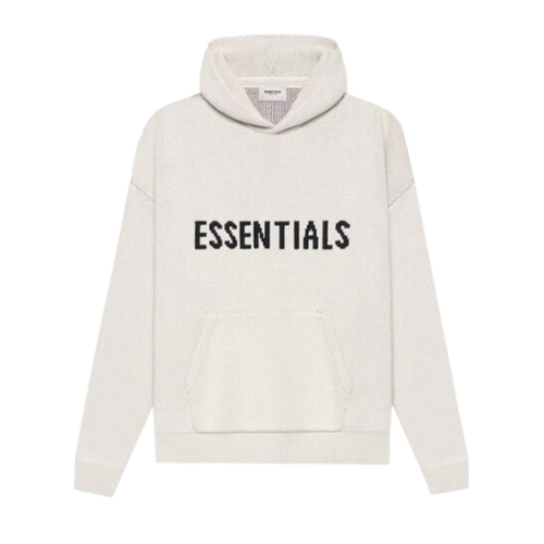 Fear of God Essentials Knit Pullover Hoodie (SS21) Buttercream