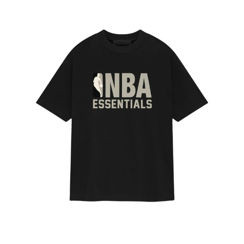Fear of God Essentials NBA Black Grey T-shirt