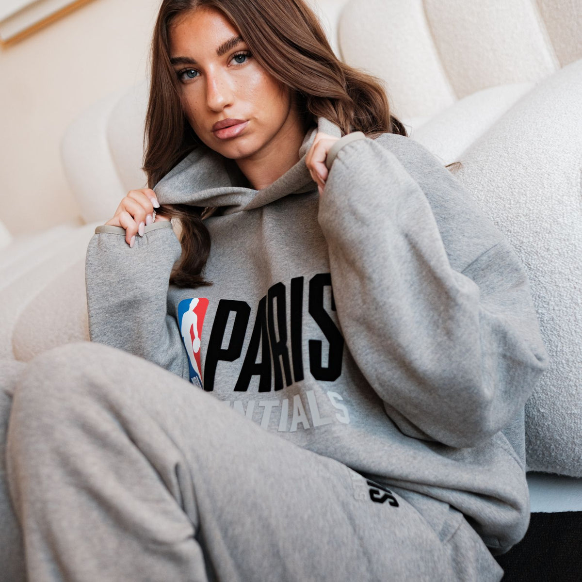 Fear of God Essentials NBA Paris Warm Heather Full set