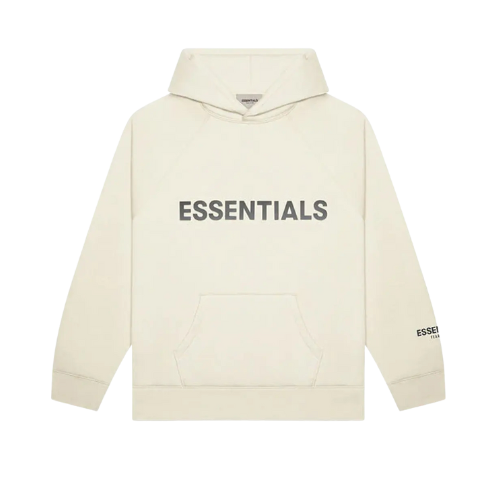 Fear of God Essentials SS20 Hoodie Applique Cream